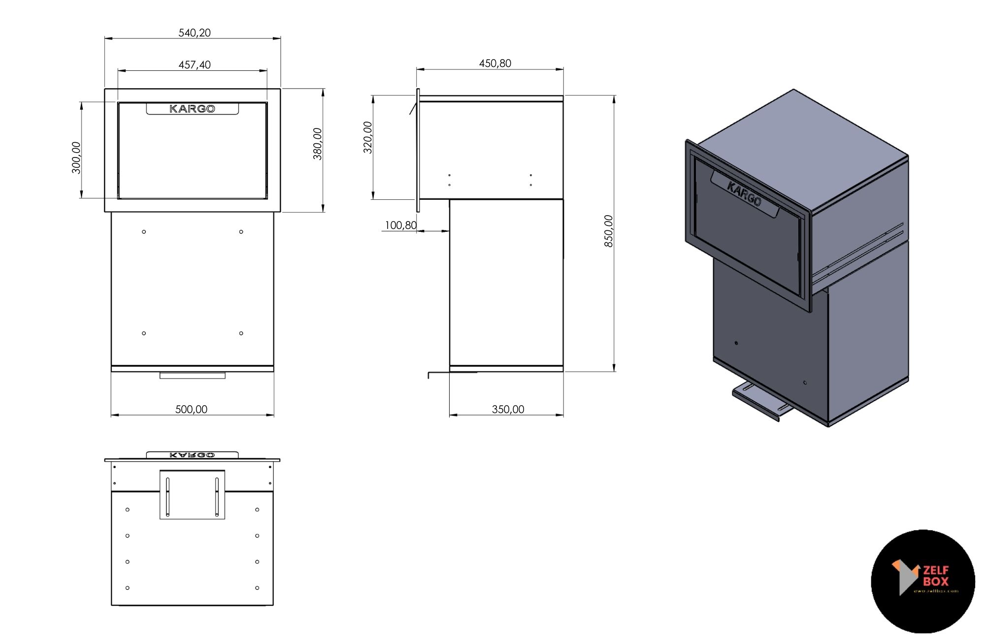 kapı önü posta kutusu