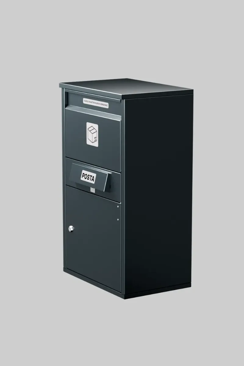 large kargo teslim kutusu (Çift taraflı kapak)– ral7016 antrasİt grİ