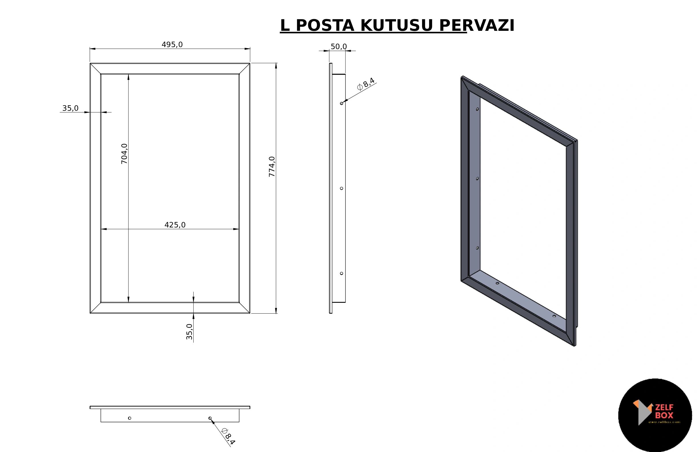 ankastre kullanim İÇİn large metal ÇerÇeve