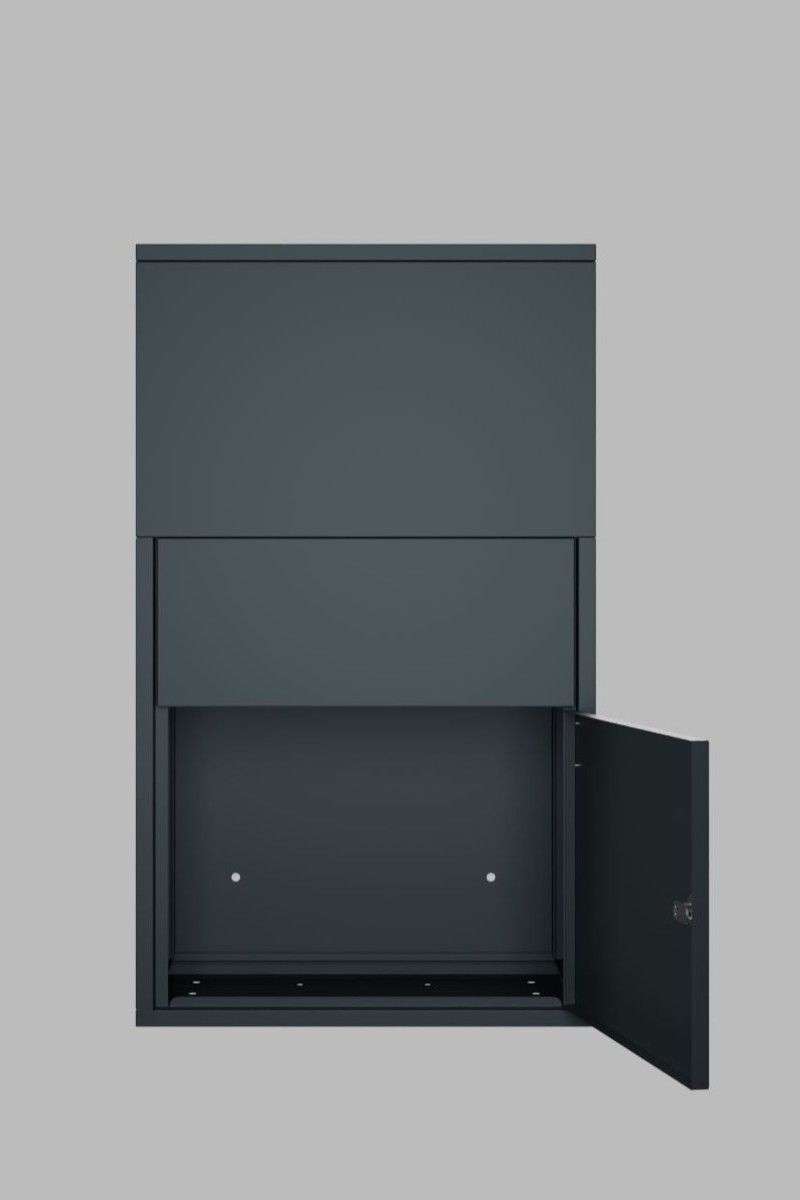 tam ankastre kargo teslim kutusu (ral 7016 texture antrasit gri)