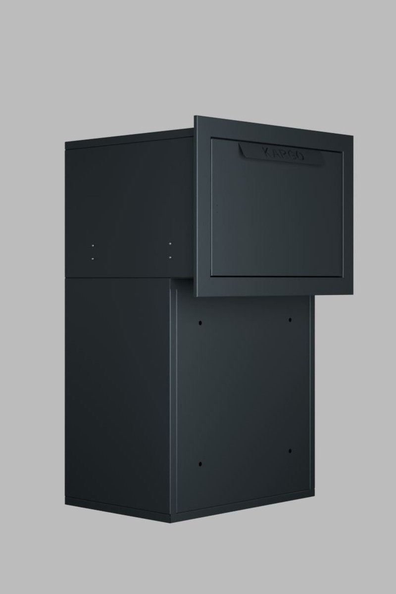 tam ankastre kargo teslim kutusu (ral 7016 texture antrasit gri)