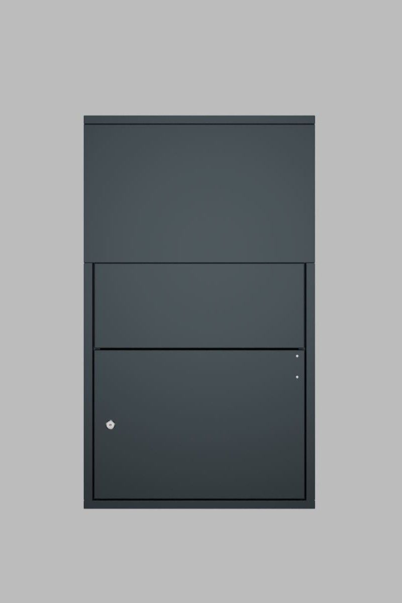 tam ankastre kargo teslim kutusu (ral 7016 texture antrasit gri)