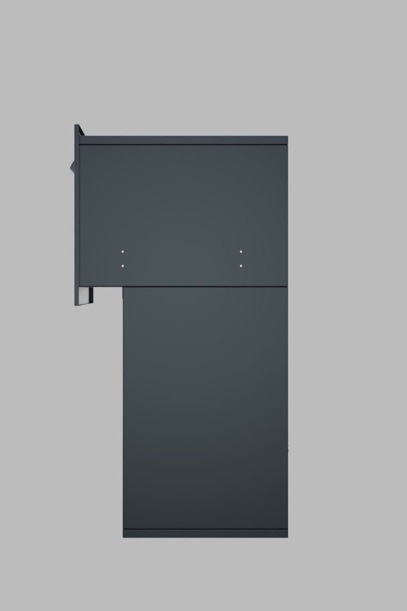 tam ankastre kargo teslim kutusu (ral 7016 texture antrasit gri)