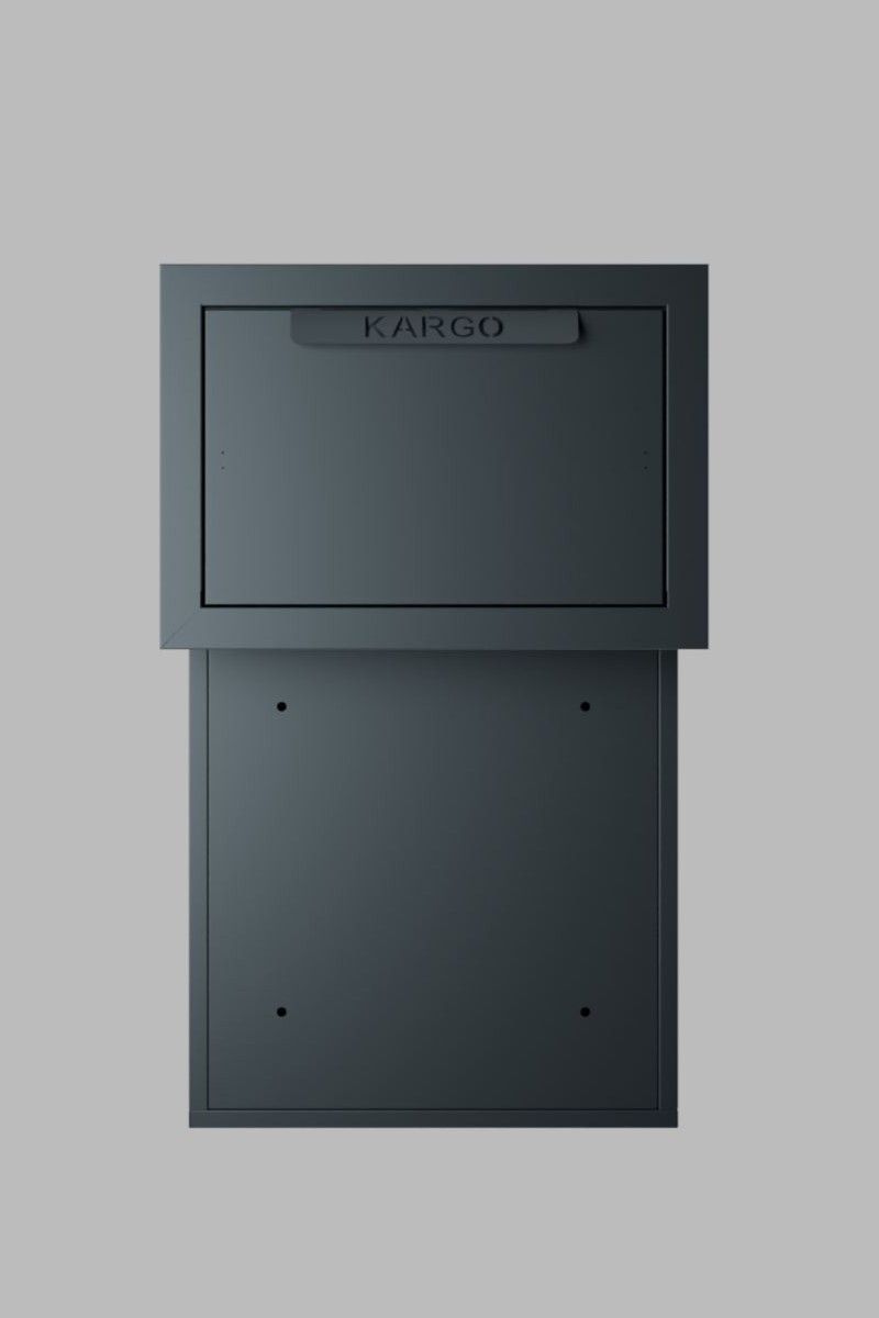 tam ankastre kargo teslim kutusu (ral 7016 texture antrasit gri)