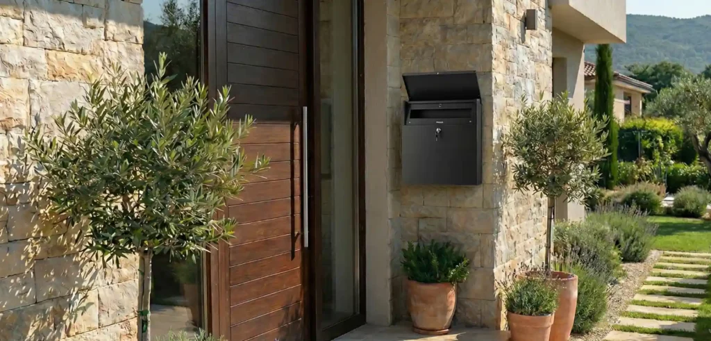 villa girisleri icin luks posta kutusu fikirleri