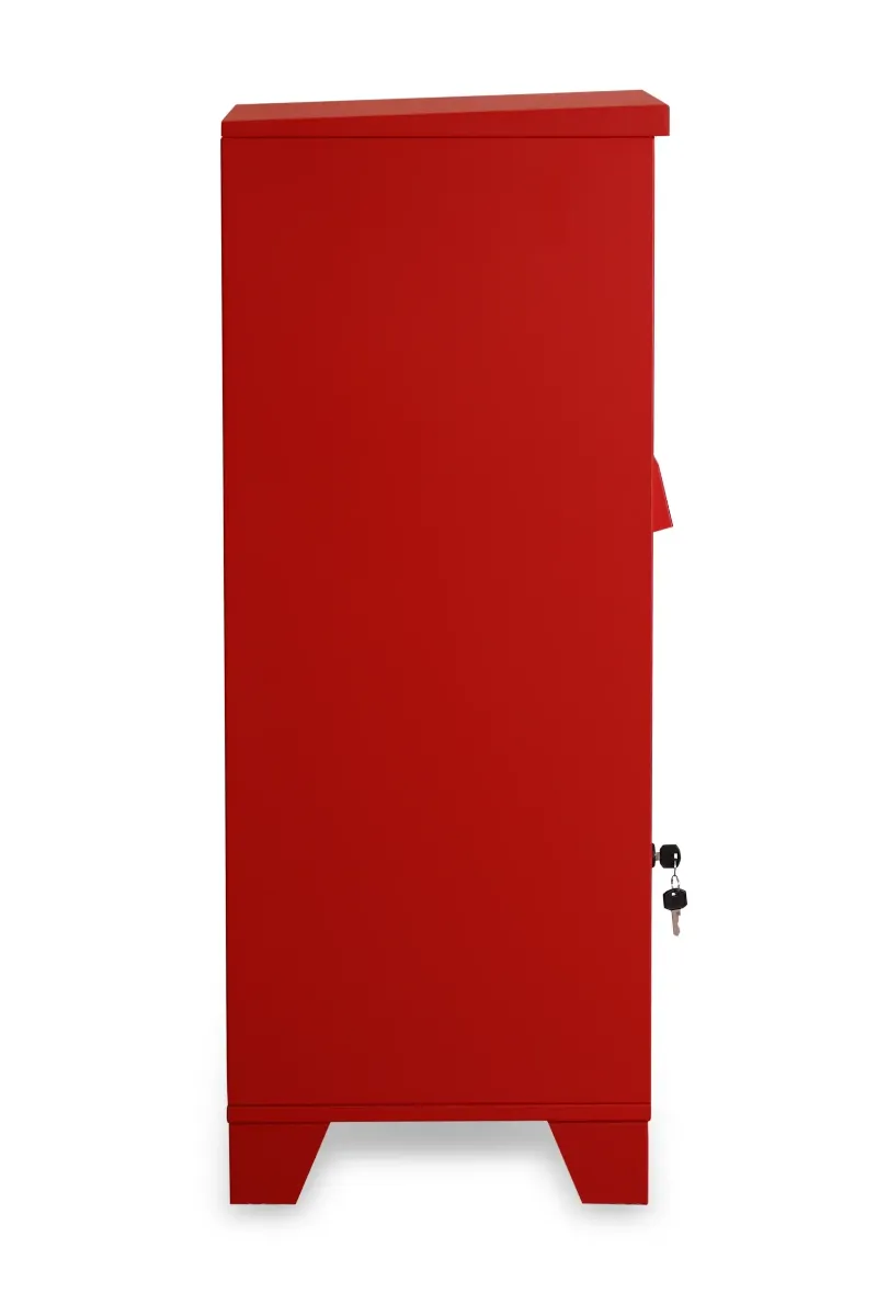 xl kargo ve posta teslim kutusu (Çift taraflı kapak) traffic red ral 3020