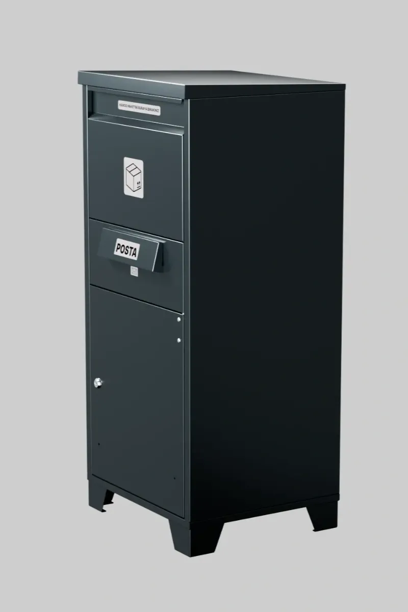 xl kargo ve posta teslim kutusu (Çift taraflı kapak) anthracite grey ral 7016